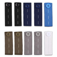 5pcs Elastic Waist Extender Button Adjustable Waistband Expanders