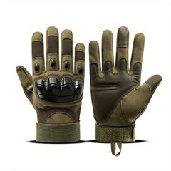 Full Finger Anti-Slip Tactical Gloves Touch Screen Adjustable Fitness Gloves