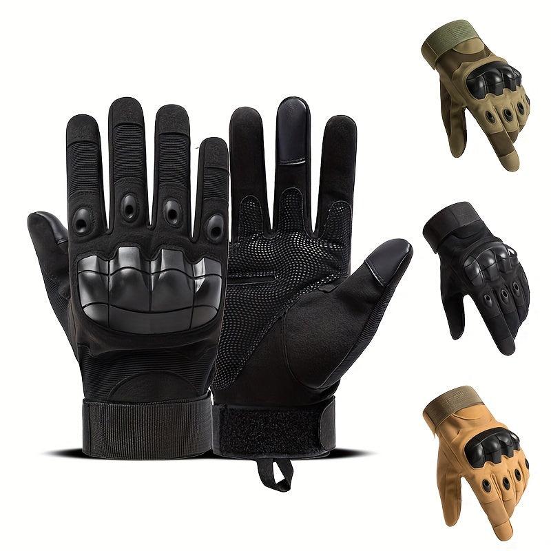 Full Finger Anti-Slip Tactical Gloves Touch Screen Adjustable Fitness Gloves
