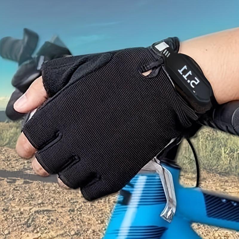Cycling Gloves Women's Camo Half Finger Men's Outdoor Sunscreen Non slip Warm