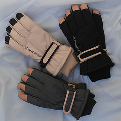 Women Ski Gloves Touch Screen Waterproof Winter Warm Snowboard Gloves