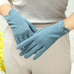 Women's Thermal Gloves - Thin, Cold & Windproof Winter Gloves