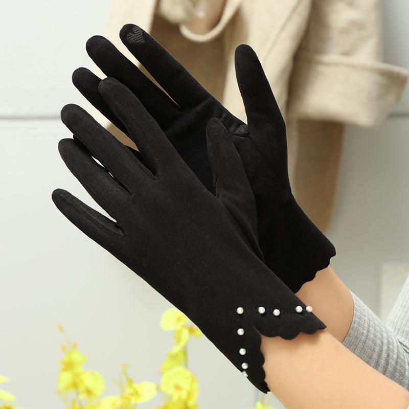 Women's Thermal Gloves - Thin, Cold & Windproof Winter Gloves