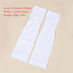 Fingerless Gloves Sunscreen Long Sleeves for Cycling Outdoor Travel