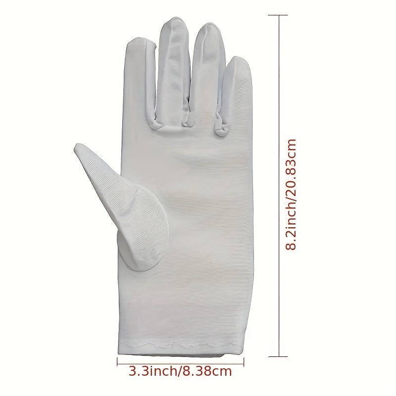 Flower Embroidery Sunscreen Gloves for Women