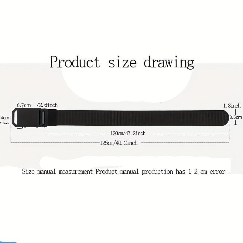Men's Outdoor Sports Canvas Belt Decorative Clothing Accessories