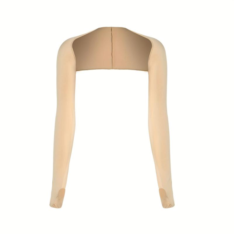 Solid Fingerless Sporty Shawl Sunscreen Ice Shawl Arm Sleeves