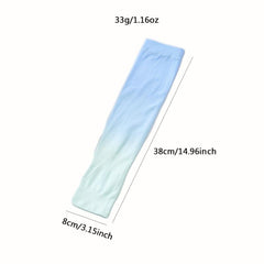 Gradient Ice Sleeves Extended UV Protection Sunproof Sleeve Women