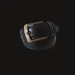 Classic Leather Formal Belt Single Pointed Buckle for Jeans Pants