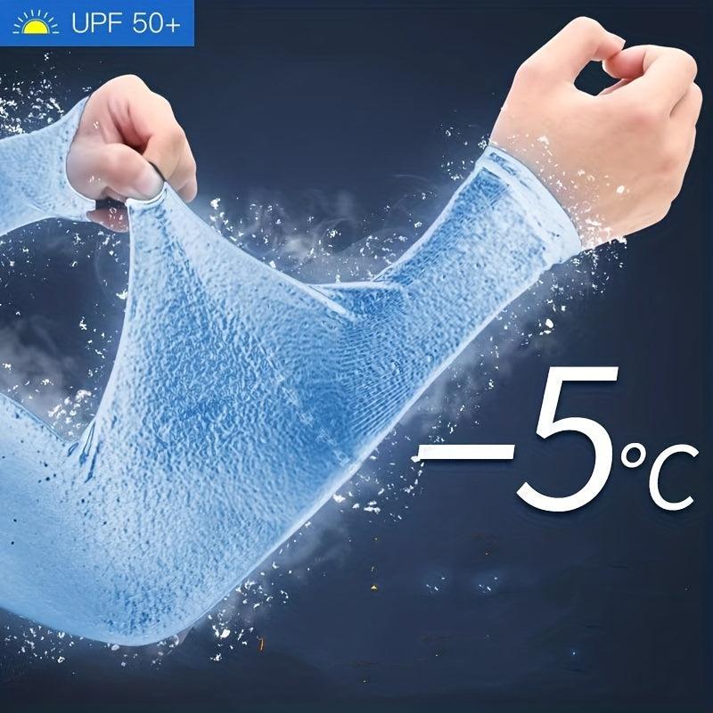 Women Sun Protection Arm Sleeves Outdoor Cycling UV Protection Arm Sleeves
