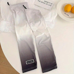 Gradient Ice Sleeves Adjustable Sun Protection Long Arm Sleeves