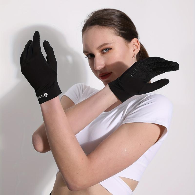 Sunscreen Ice Gloves Thin Breathable UV Protection Gloves For Women