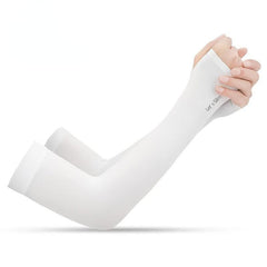 Sunproof Ice Sleeve Solid Long Gloves UV Protection