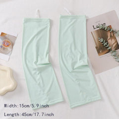 Candy Ice Sleeves UV Protection Gloves for Cycling Fishing