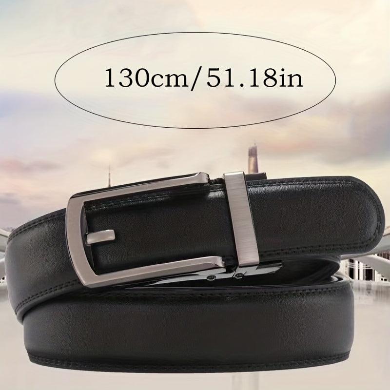 Leather Automatic Buckle Belt Pure Cowhide Men's Casual Business