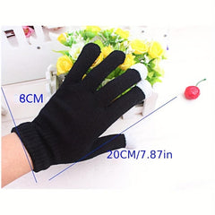 Knitted Warm Full Finger Touch Screen Gloves for Driving Cycling Skiing