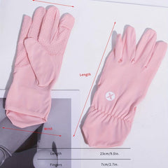 Sunscreen Ice Gloves UV Protection Breathable Fingerless Gloves