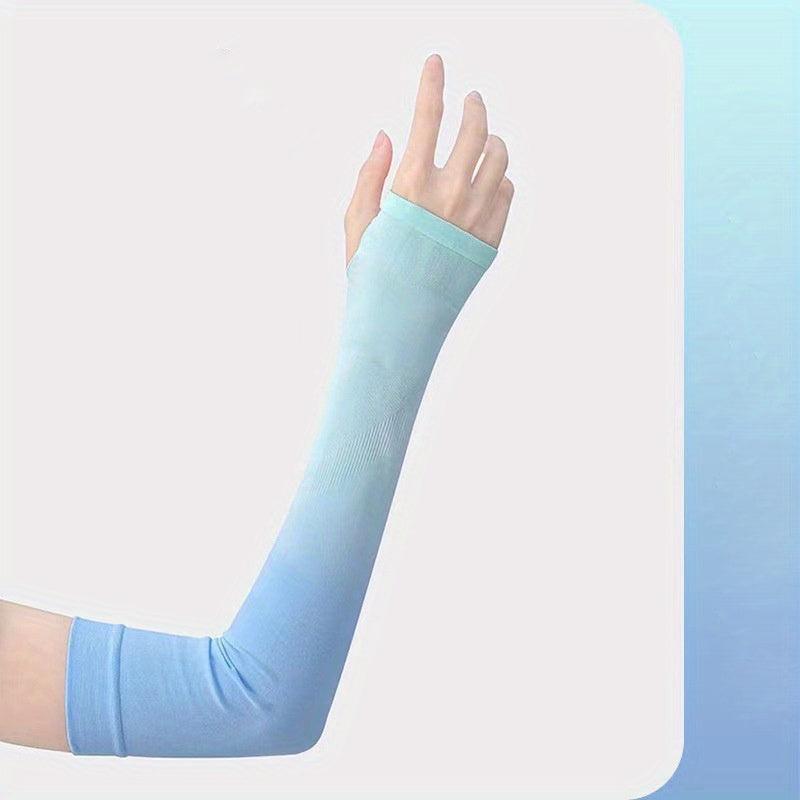 Gradient Fingerless Arm Sleeves for Men and Women