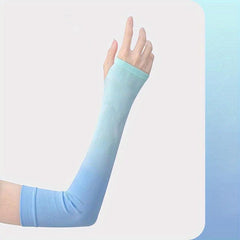 Gradient Fingerless Arm Sleeves for Men and Women