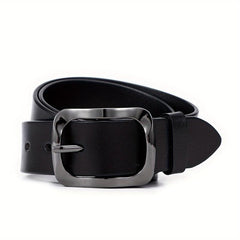 Men's Pin Buckle Cowhide Belt Casual Pants Belt
