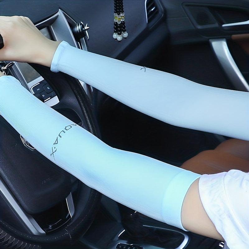 Casual Ice Sleeves UV Protection Sunproof Long Sleeve Elastic Sleeve