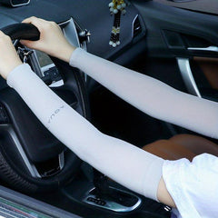 Casual Ice Sleeves UV Protection Sunproof Long Sleeve Elastic Sleeve