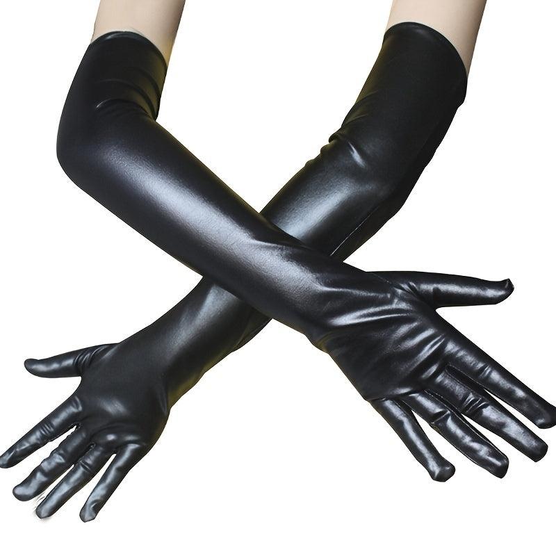 Sexy Touch Screen Gloves Winter Women PU Leather