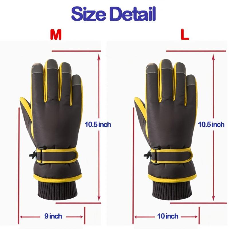 Women's Winter Ski Gloves Thermal Windproof Waterproof Cold Weather Glove