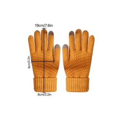 Knitted Coldproof Gloves for Women Outdoor Cycling