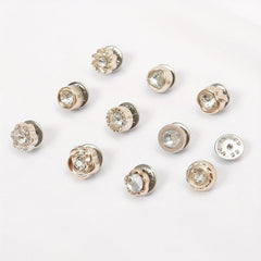 10pcs Scarf Pins Shirt Brooch Lapel Pins Women Hijab Clip Cardigan Sweater