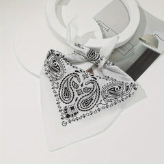 Paisley Print Bandana Hip hop Square Scarf Head Wraps Turban