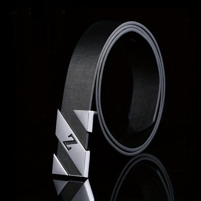 Men's Smooth Buckle Belt Joker Belt Gift Dad And Husband