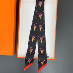 Long Hair Ribbon Skinny Scarf Headband Sash Belt Handbag Handle Charm Gift