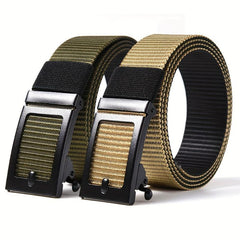 Men's Tactical Military Belt with Automatic Buckle