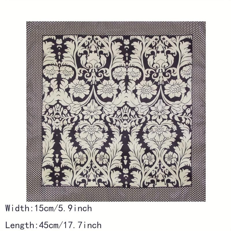 Boho Print Square Scarf Bag Bandana for Outdoor