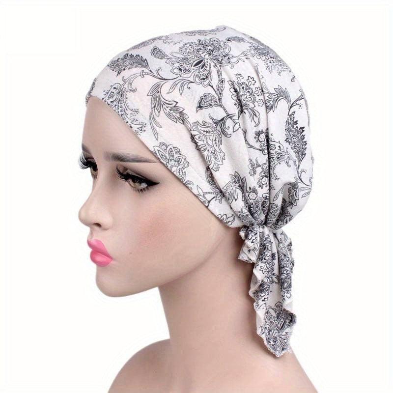 Paisley Print Turban Breathable Bandana Vintage Head Wrap