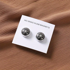 2pc Magnetic Hijab Pins Headscarf Clip Pins Scarf Fixed Buckles