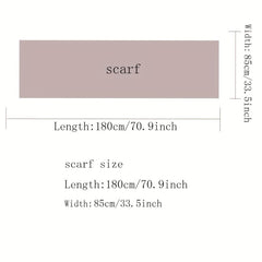 Hot Stamping Frayed Edge Scarf Solid Shawl Hijab Classic Turban Head Wrap