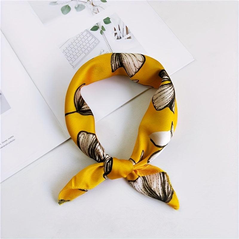 Polka Dot Print Scarf Square Neck Wrap Bandana Head Accessory
