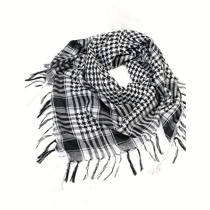 Retro Double Colors Scarf Tactical Desert Headscarf Windproof Sand-proof