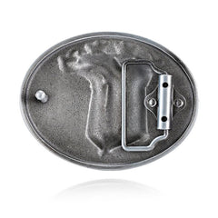 Belt Buckle Western Cowboy Style Shoes Pattern
