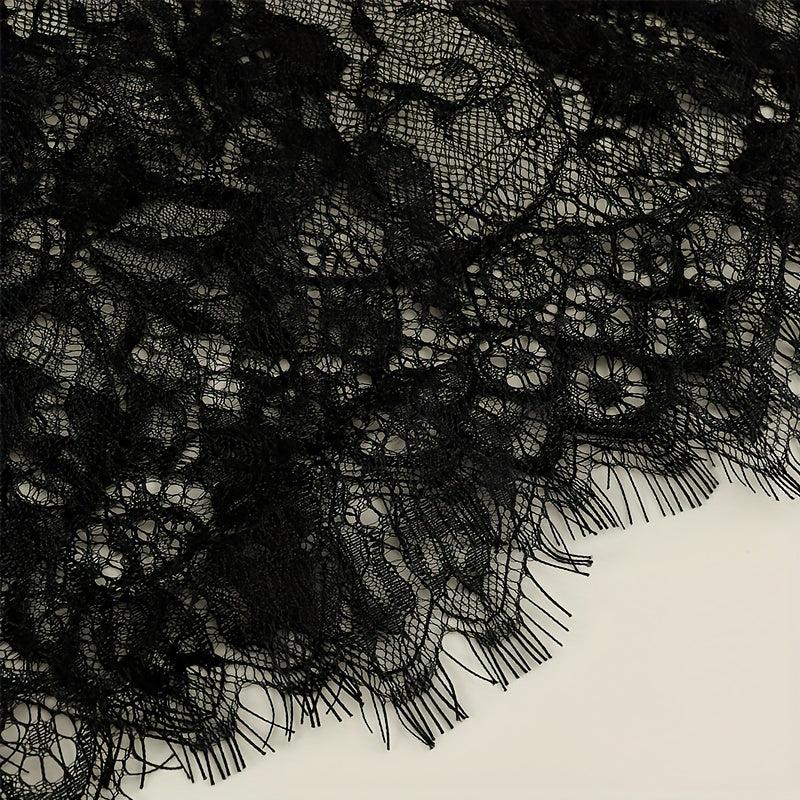 Lace Printed Scarf Veil Mantilla Veil Headscarf Solid Fringed Bridal Veil