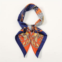 Floral Block Bandana Geometric Print Square Scarf Neckerchief Hair Wrap