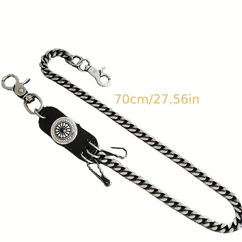 Punk Metal Hanging Chain Accessories Waist Chain Male Hip Hop