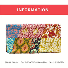Bohemian Fringed Shawl Warm Scarf for Women Lightweight Soft