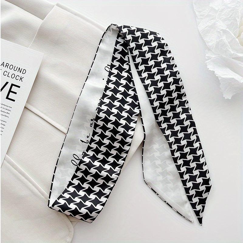 Classic Twilly Scarf for Women Hair Tie Neckwear