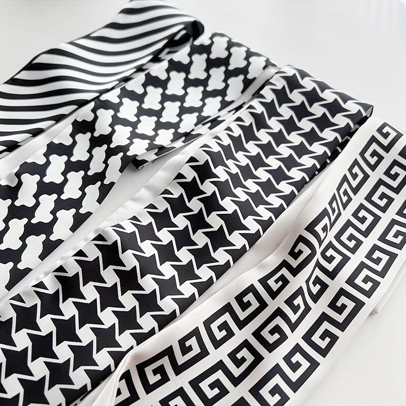 Classic Twilly Scarf for Women Hair Tie Neckwear