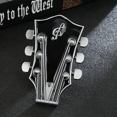 Guitar Music Headstock Belt Buckle For Men