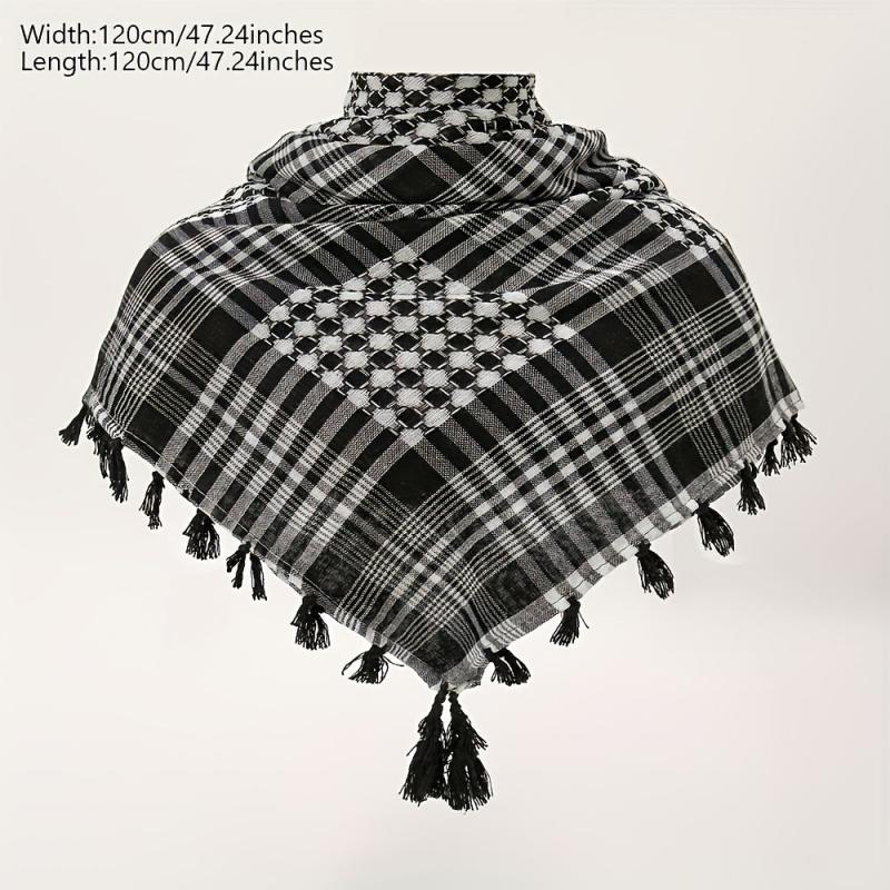 Desert Scarf Retro Tassel Shawl Arab Scarf