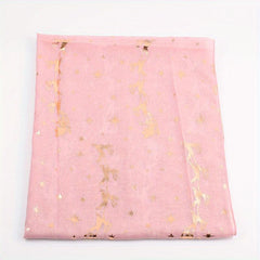 Pink Star Scarf Animals Shawl Windproof Sunproof Turban